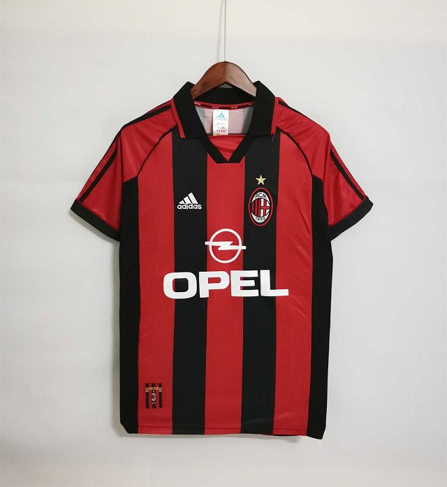 AAA Quality AC Milan 98/99 Home Soccer Jersey